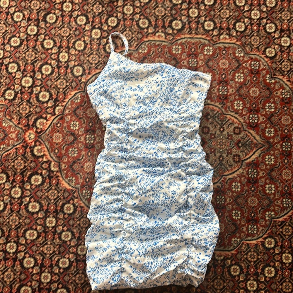 Body Con One Shoulder Floral Dress